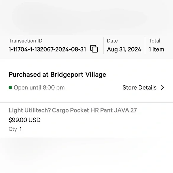 Lululemon Light Utilitech Cargo Pocket High-Rise Pant in Java Size 27 - Picture 7 of 9